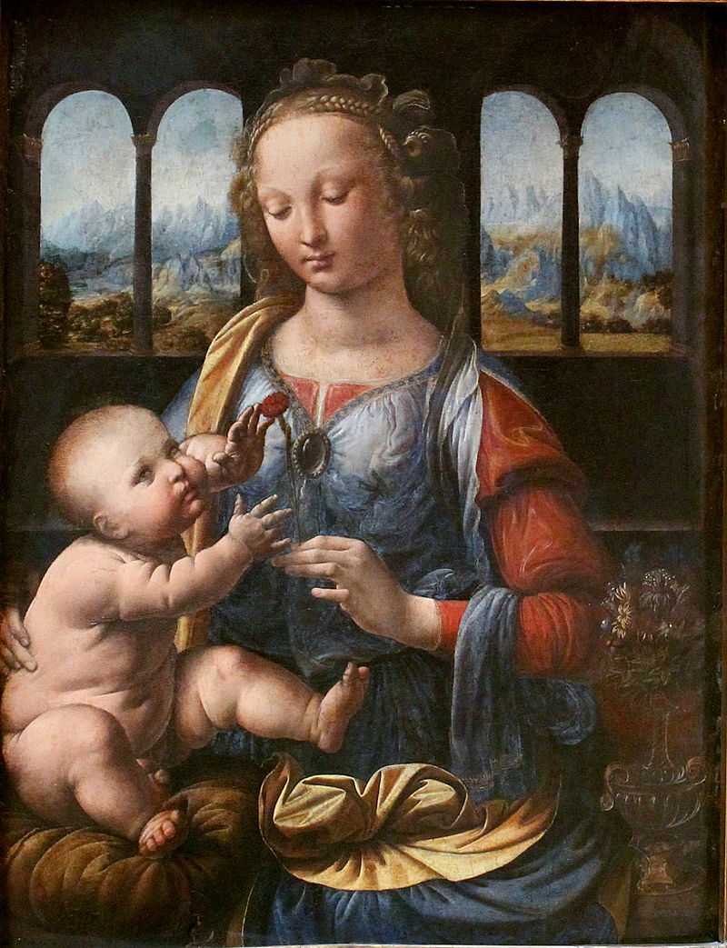 Leonardo - Madonna of the Carnation