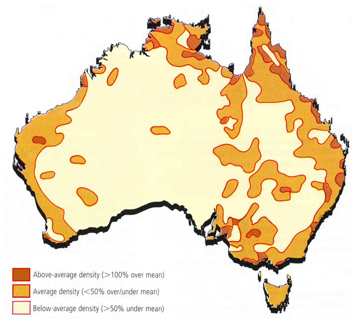 Aboriginal population of Australia circa 1770