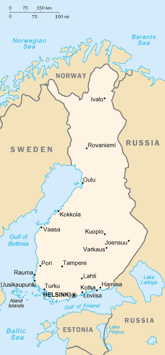 Map of Finland (19,529 bytes)