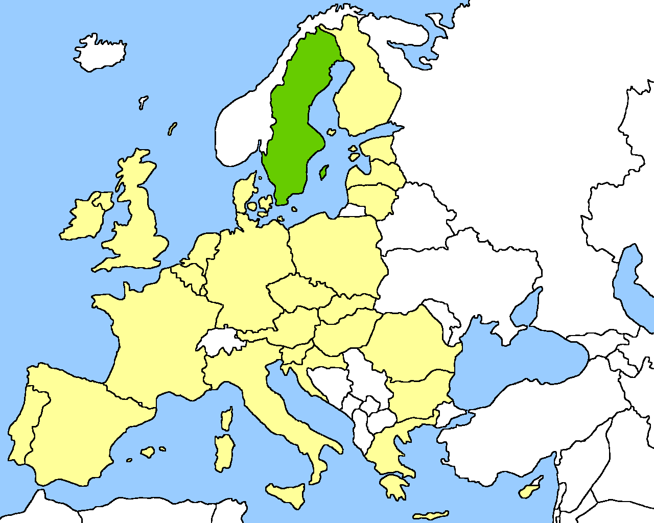 Location of Sweden (36,857 bytes)