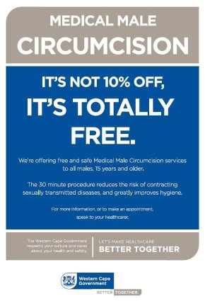 Free circumcision advert